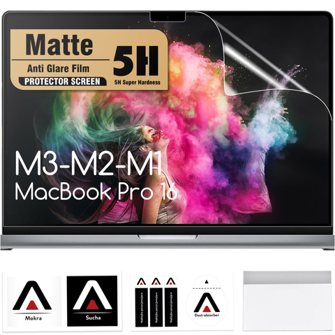 Alogy Screen Protect Film Folia ochronna Matowa na ekran do MacBook Pro 16 2023 2021