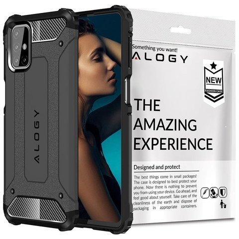 Alogy Etui na telefon Hard Armor do Samsung Galaxy M51 szare