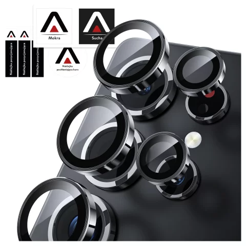 Alogy Lens Protector PRO+ Szkło do Samsung Galaxy S25 Ultra osłona na aparat obiektyw nakładka ochronna