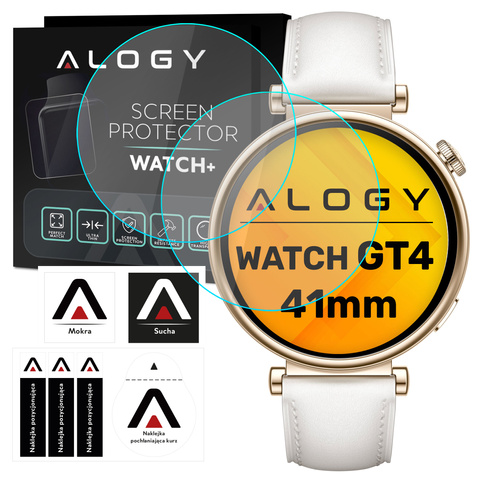 Alogy Screen Protector Watch+ 2x Szkło Hartowane ochronne na smartwatch do Huawei Watch GT 4 41mm