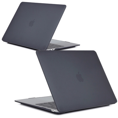 Etui Alogy Hard Case mat do Apple MacBook Air 13 2021 2020 M1 2019 2018 A2337 A2179 A1932  Czarne