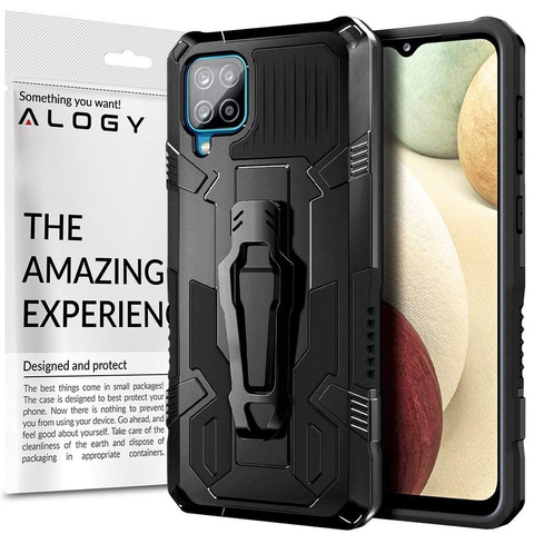 Alogy Etui na telefon pancerne z podstawką do Samsung Galaxy A42 5G