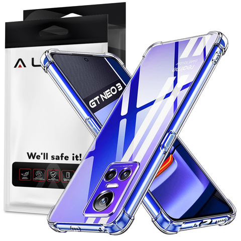 Alogy Etui na telefon pancerne ShockProof Case do Realme GT Neo 3 Global Przezroczyste