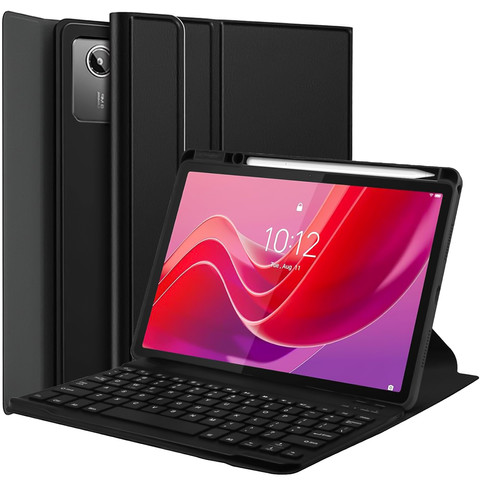 Etui z klawiaturą do Lenovo Tab K11E / M11 10.95" TB330FU / TB330XU / TB331FC klawiatura Bluetooth case Alogy Czarne