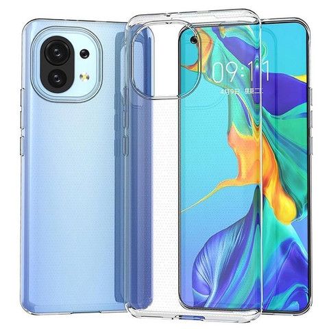 Etui na telefon silikonowe do Xiaomi Mi 11 silikonowe przezroczyste