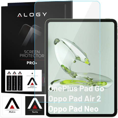 Szkło hartowane do OnePlus Pad Go/Oppo Pad Air 2/Oppo Pad Neo 11.4" ochronne szkiełko na ekran 9H Alogy Pro+