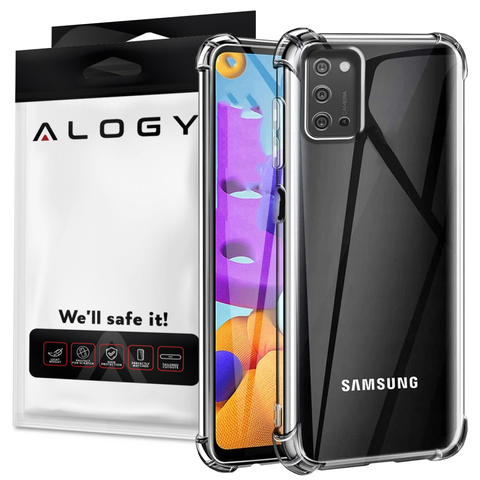 Alogy Etui na telefon pancerne ShockProof do Samsung Galaxy A03s 166mm Przezroczyste