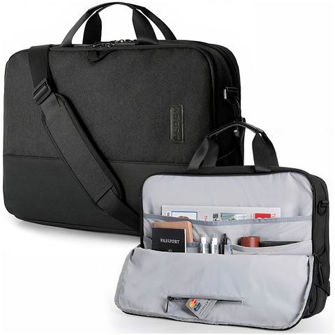 Torba ochronna podróżna Alogy Outdoor Futerał teczka na ramię do laptopa, MacBook Air Pro do 15.6" Czarna