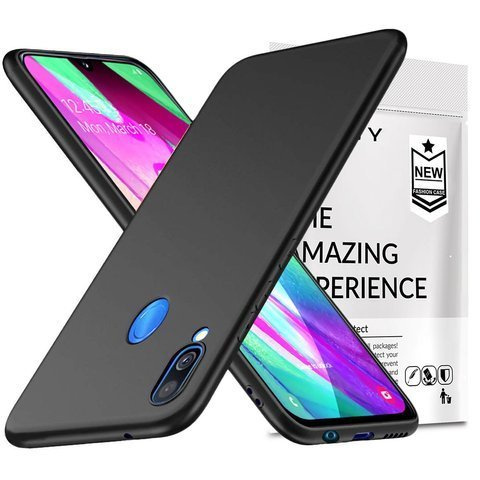 Etui na telefon silikonowe Alogy do Samsung Galaxy A40 czarne