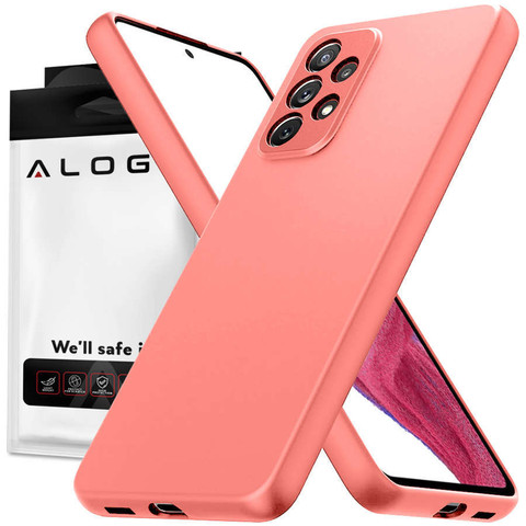 Alogy Etui na telefon ochronne Thin Soft Case do Samsung Galaxy A53 / A53 5G Różowe