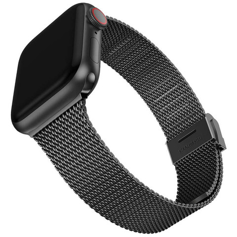 Alogy Bransoleta Milanese do zegarka pasek do Apple Watch 38/40/41mm Czarna