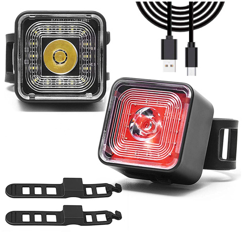 Lampka rowerowa 2w1 Alogy Bike Rear+Front Light Smart Latarka na rower wodoodporne światło na przód i tył 120lm IP66