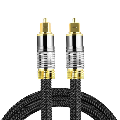 Alogy Kabel przewód optyczny cyfrowy 6.0mm Audio PC TV 100cm