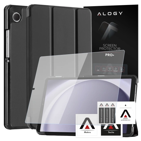 Etui do Samsung Galaxy Tab A9 2023 8.7" X110 / X115 obudowa na tablet Case Alogy Book Cover Czarne