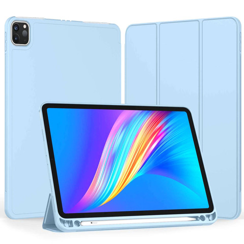 Etui ochronne Alogy Book Cover Pencil Case obudowa z miejscem na rysik do Apple iPad Air 6 11" (2024) / 4/5 (2020,2022) / iPad Pro 11 Niebieskie