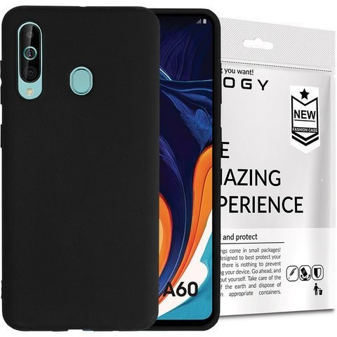 Etui na telefon silikonowe Alogy do Samsung Galaxy A60 czarne