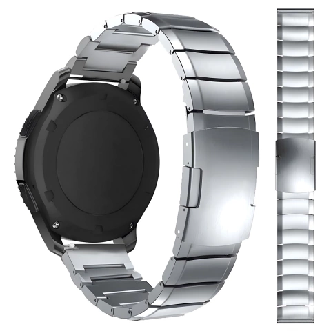 Alogy Bransoleta Steel Simple pasek stal nierdzewna do smartwatcha 20mm Srebrna