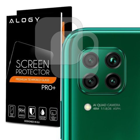 Szkło x2 na tył obiektyw hartowane Alogy do Huawei P40 Lite