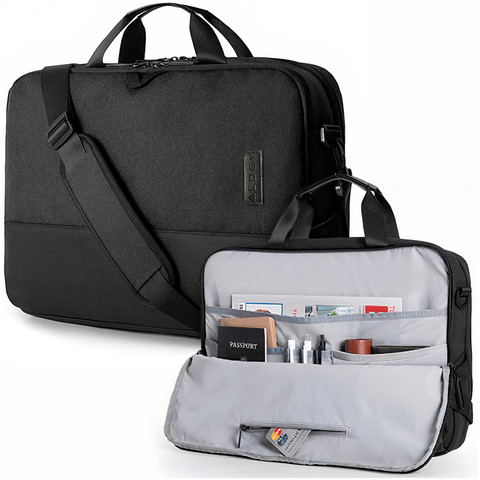 Torba ochronna podróżna Alogy Outdoor Futerał teczka na ramię do laptopa, MacBook Air Pro do 15.6" Czarna