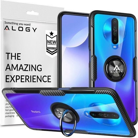 Etui na telefon Alogy Armor Ring Holder do Xiaomi Redmi K30/ Poco X2 czarne