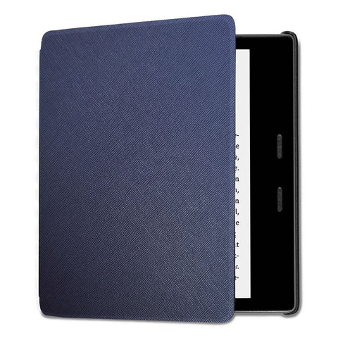 Alogy Etui na czytnik Slim Leather do Kindle Oasis 2/3 granatowe