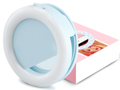 Lampka Selfie Ring Light LED pierścieniowa RK-14 niebieska