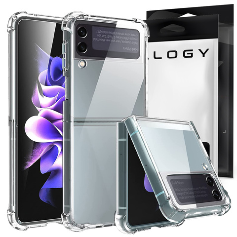 Alogy Etui na telefon pancerne ShockProof Case do Samsung Galaxy Z Flip 3 5G Clear