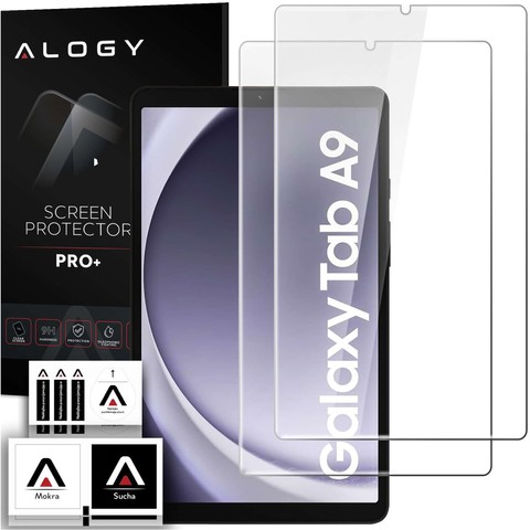 2x Alogy Screen Protector Pro+ Szkło hartowane do Samsung Galaxy Tab A9 2023 8.7" 2gen X110 / X115 na ekran