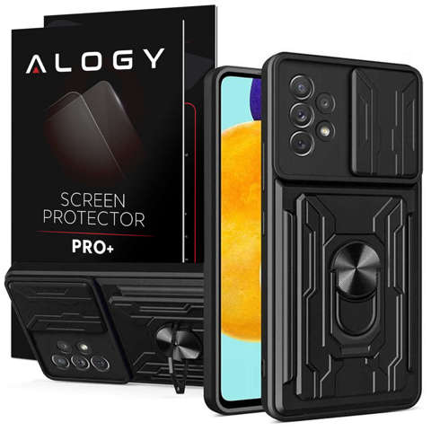 Alogy Camshield Ring Wallet Case z osłonką na aparat i portfelem do Samsung Galaxy A53