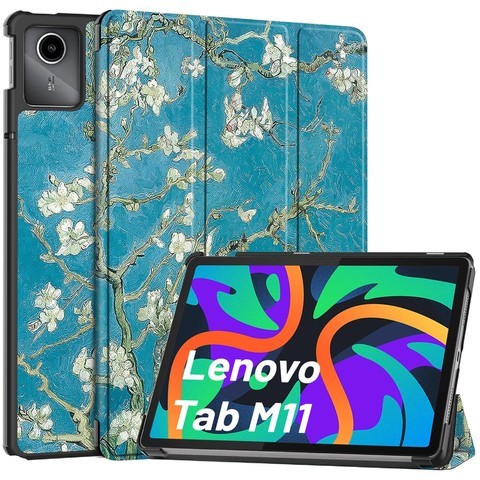 Etui do Lenovo Tab K11E / M11 10.95" TB330FU / TB330XU / TB331FC obudowa na tablet Case Alogy Book Cover Kwitnący migdałowiec (van Gogh) + Szkło + Rysik