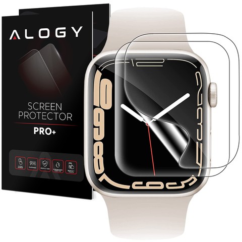 2x Folia ochronna Hydrożelowa hydrogel Alogy do smartwatcha do Apple Watch 4 (40mm)
