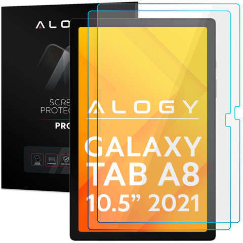 Alogy 2x Szkło hartowane do telefonu na ekran do Samsung Galaxy Tab A8 10.5" 2021