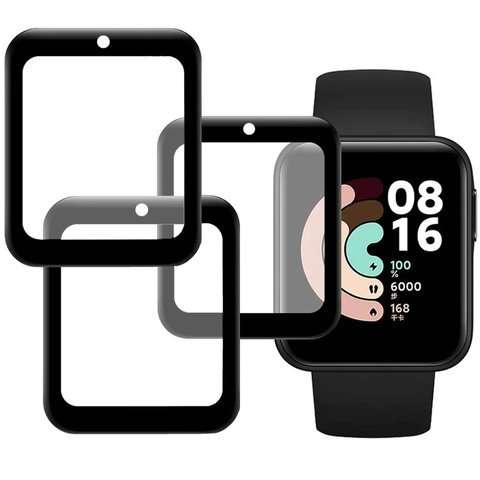 Alogy 2x Szkło na smartwatch elastyczne 3D do Xiaomi Mi Watch Lite Black