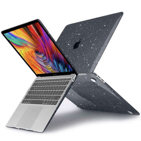 Alogy Etui Hard Case do Apple MacBook Air 13 M1 2020 Glitter Black