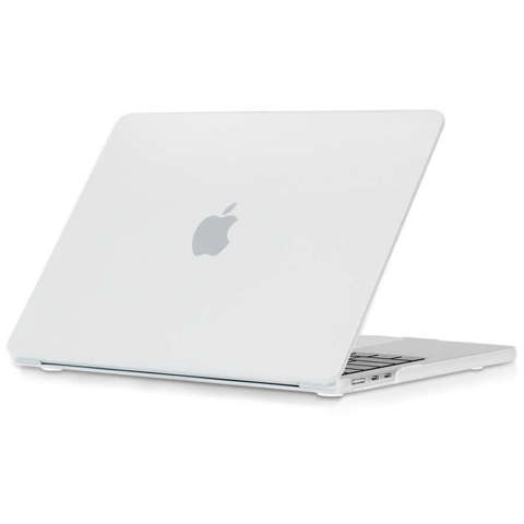 Alogy Etui Hard Case do Apple Macbook Air 13 2022 M2 Matowy Biały