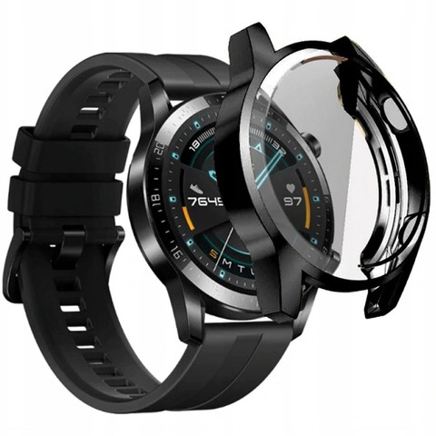 Alogy Etui do smartwatcha case do Huawei Watch GT 2 Sport/ Classic 46mm Czarne