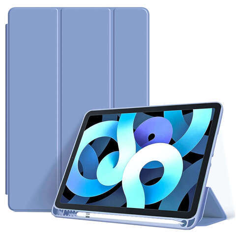 Alogy Etui na tablet Cheap Book Cover TPU + Pencil Space do Apple iPad 10.2 7/8/9Gen 2019/2020/2021 Niebieskie