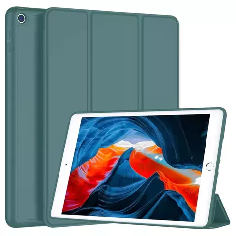 Alogy Etui na tablet Cheap Book Cover TPU + Pencil Space do Apple iPad 10.2 7/8/9Gen 2019/2020/2021 Zielone