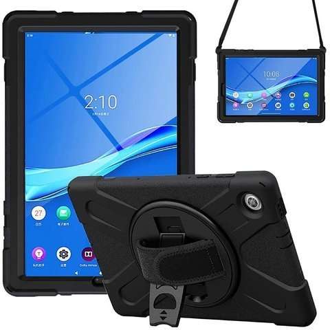 Alogy Etui na tablet Pirate Armor z rzepem i paskiem do Lenovo M10 gen.2 TB-X306