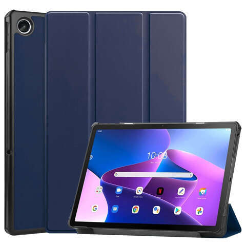 Alogy Etui na tablet do Lenovo Tab M10 Plus 3 Gen 10.6” 2022 TB128XU TB125FU Book Cover Case Granatowe