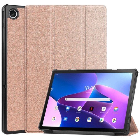 Alogy Etui na tablet do Lenovo Tab M10 Plus 3 Gen 10.6” 2022 TB128XU TB125FU Book Cover Case Różowe złoto