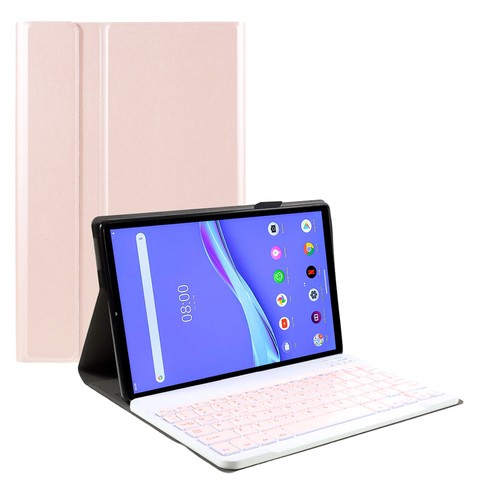 Alogy Etui na tablet klawiatura bluetooth do Lenovo Tab M10 Plus 10.3 TB-X606 Różowe