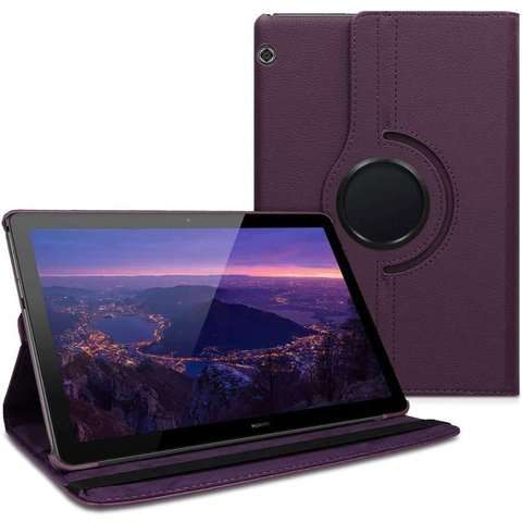 Alogy Etui na tablet obrotowe 360 do Huawei MediaPad T5 10.1 Fioletowe