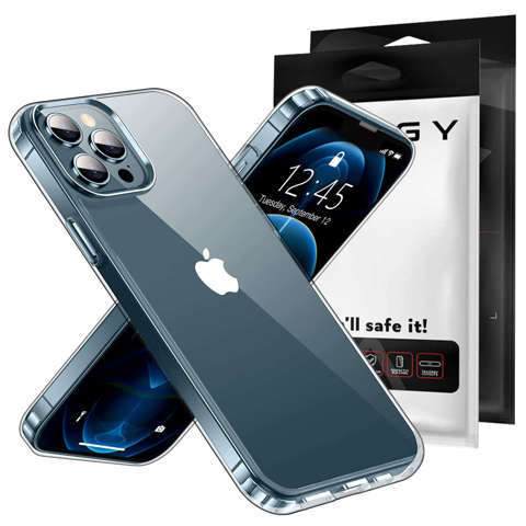 Alogy Etui na telefon Hybrid Case Super Clear  do Apple iPhone 12 Pro Max Przezroczyste