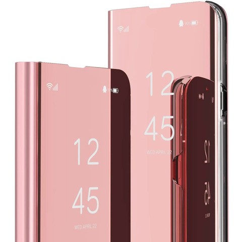 Alogy Etui na telefon Smart View Cover z klapką skórzane do Samsung Galaxy A52 4G/ A52 5G/ A52S 5G Różowe