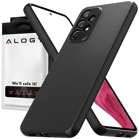 Alogy Etui na telefon ochronne Thin Soft Case do Samsung Galaxy A53 / A53 5G czarne