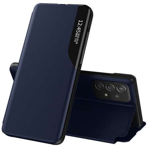 Alogy Etui na telefon portfel Smart View Cover do Galaxy A52 5G/ A52s Granatowe