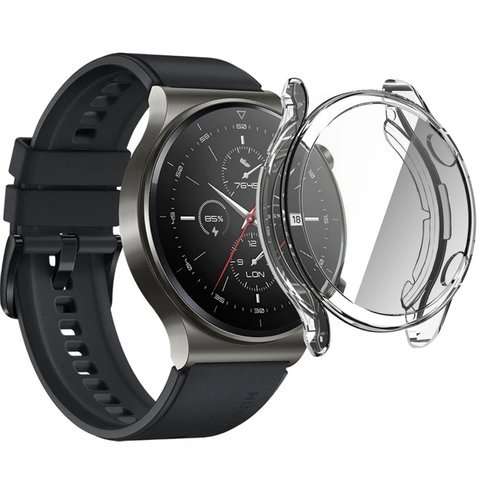 Alogy Etui na zegarek do Huawei Watch GT 2 Sport/ Classic 46mm Przezroczyste