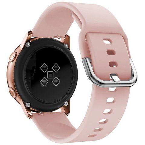 Alogy Gumowy Uniwersalny pasek sportowy soft band do smartwatcha 20mm Różowy