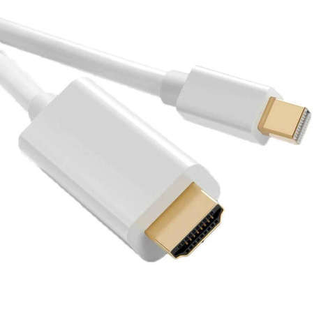 Alogy Kabel 1,8m Thunderbolt  DP DisplayPort do HDMI Adapter 4k/30Hz 1080p/60Hz Biały